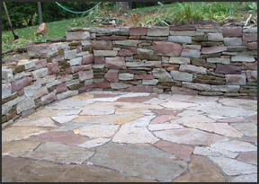 Stone Walls in Baldwin County AL - Krob Landscape